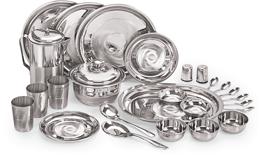 Eversilver Plates and Tumblers